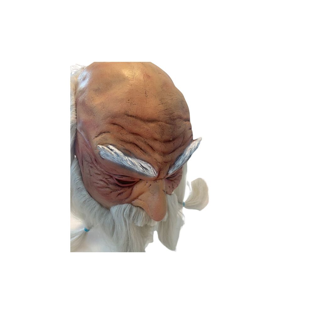 Vintage 2003 Paper Magic Group Old Man Halloween Mask – Wizard / Biker Style - Picture 6 of 8